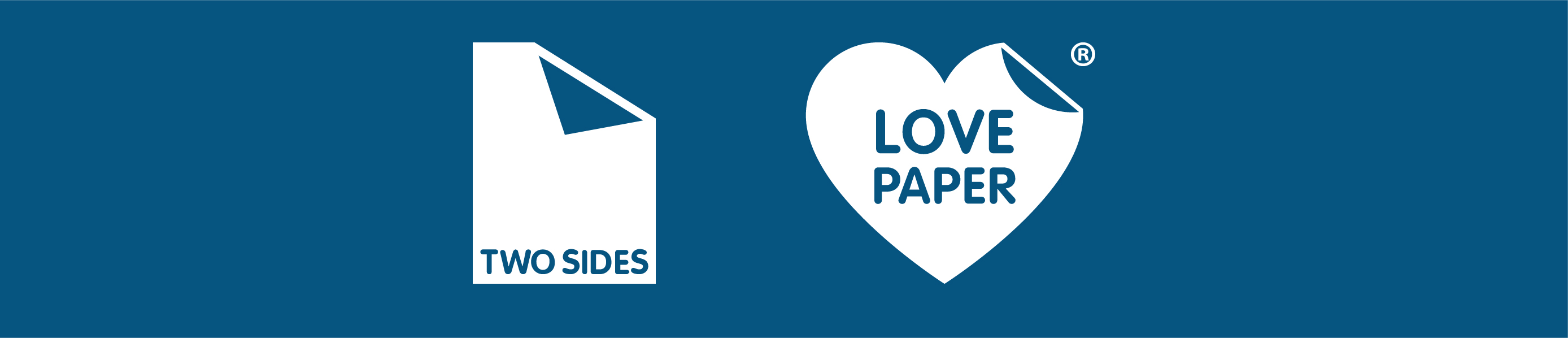 Two sides & Love paper logo